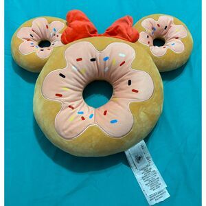Walt Disney Parks Exclusive Minnie Mouse Plush Donut Large